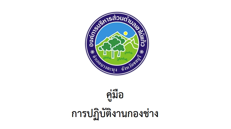 คู่มือการปฏิบัติการ กองช่าง
