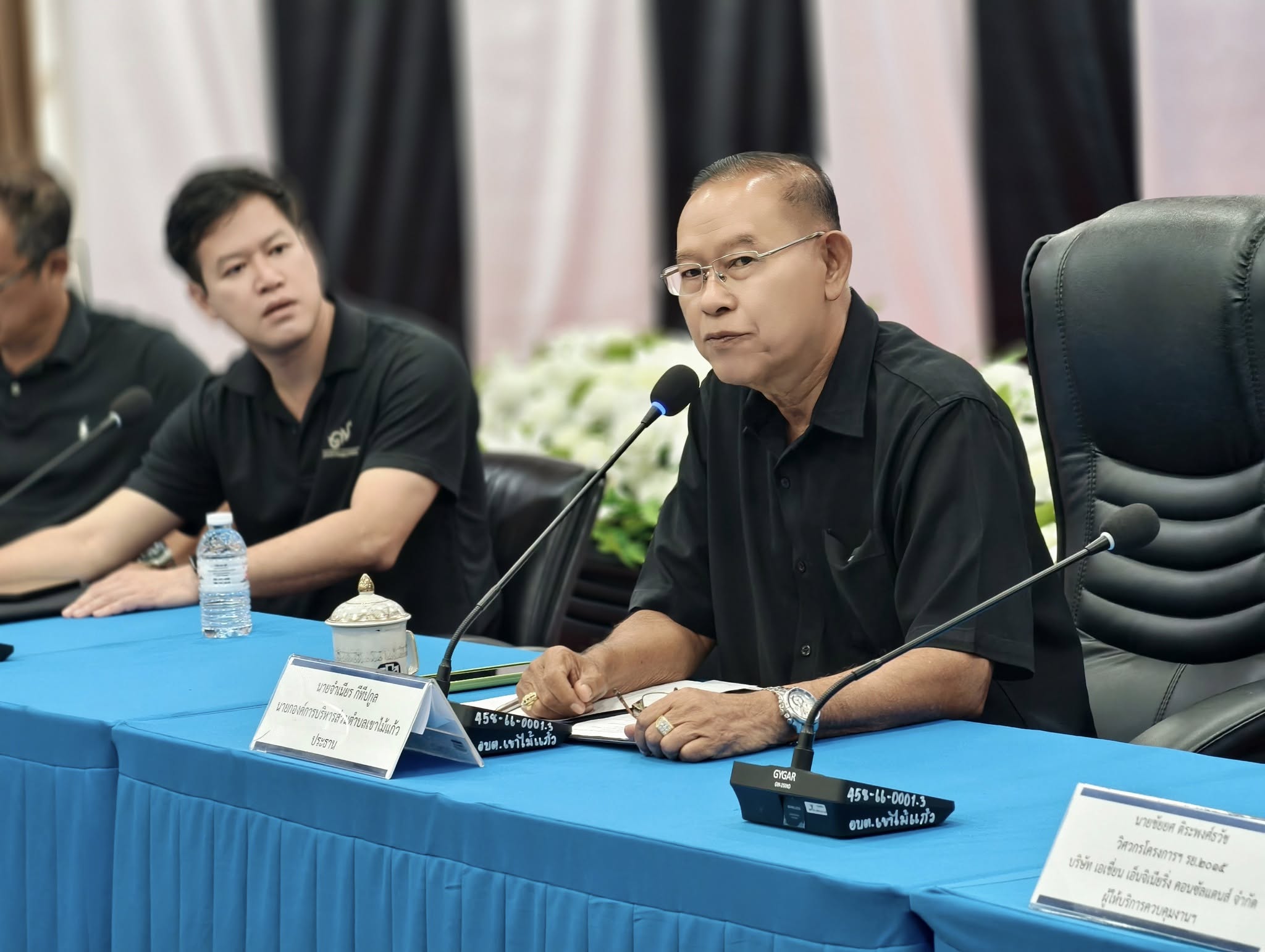ร่วมประชุม “การมีส่วนร่วมภาคประชาชน” เพื่อรับฟังรายละเอียดโครงการก่อสร้างถนนสายสำคัญของกรมทางหลวงชนบท