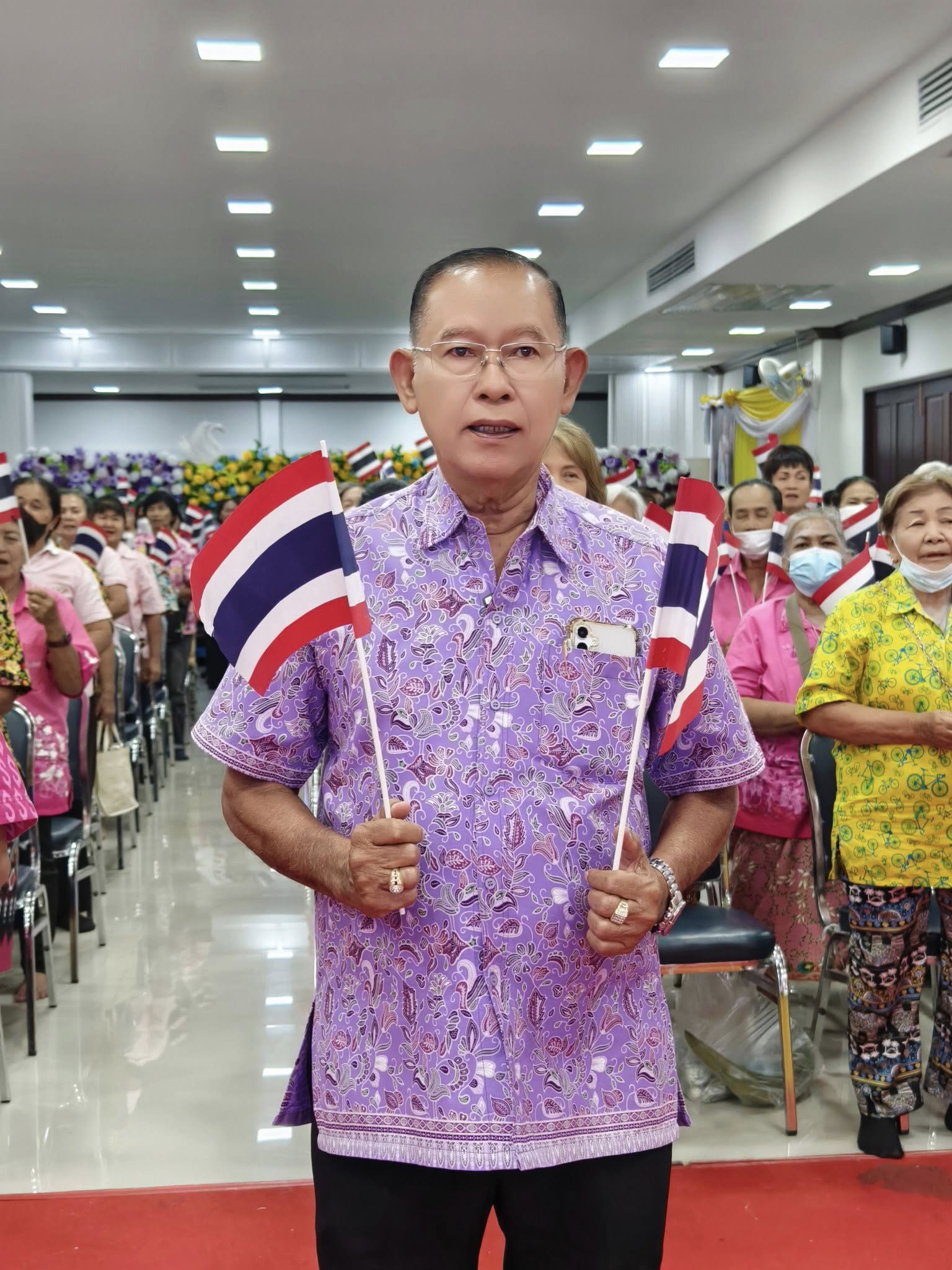 กิจกรรมประชุมผู้สูงอายุ ประจำเดือนสิงหาคม 2568
