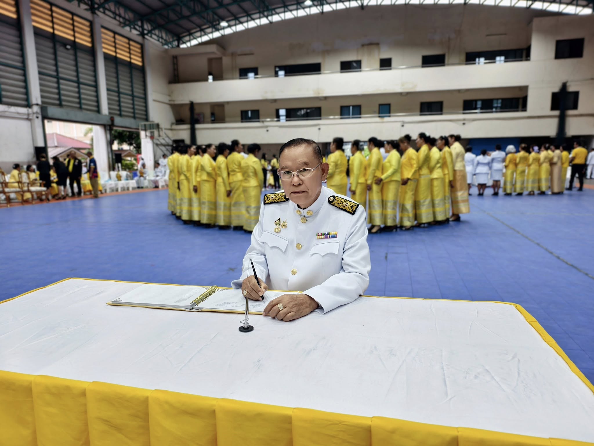 ร่วมพิธีวางพานพุ่มถวายพระพรชัยมงคล เนื่องในโอกาสวันเฉลิมพระชนมพรรษา พระบาทสมเด็จพระวชิรเกล้าเจ้าอยู่หัว รัชกาลที่ 10